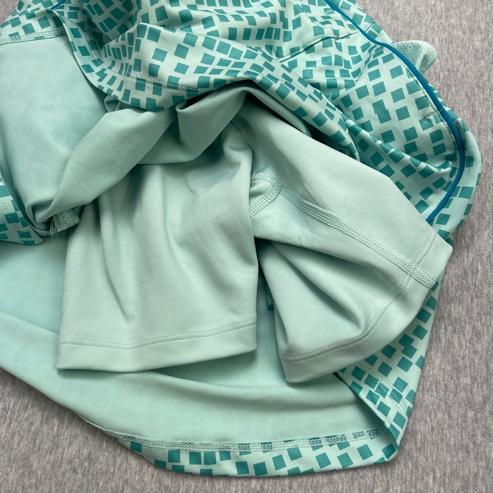NWT Nike Golf Womens Dri-FIT Polo Shirt and Skort Set Teal Geometric Tennis XS - Picture 10 of 13